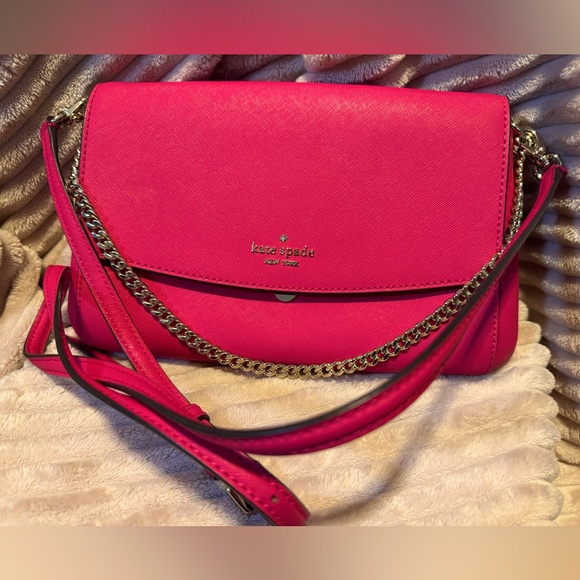 kate spade Handbags - Kate Spade Hot Pink 2 Way (shoulder bag and crossbody)